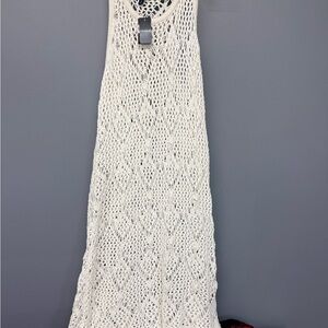 Torrid White Crochet Cover Up